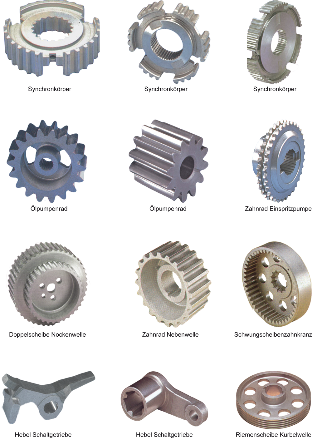 Sinterformteile Produkte